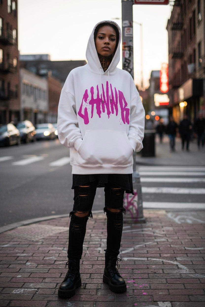 THE PINK HOODIE