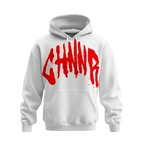 "THE HOODIE" - WHITE/RED