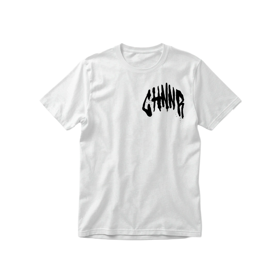 "THE CLASSIC TEE" - WHITE/BLACK