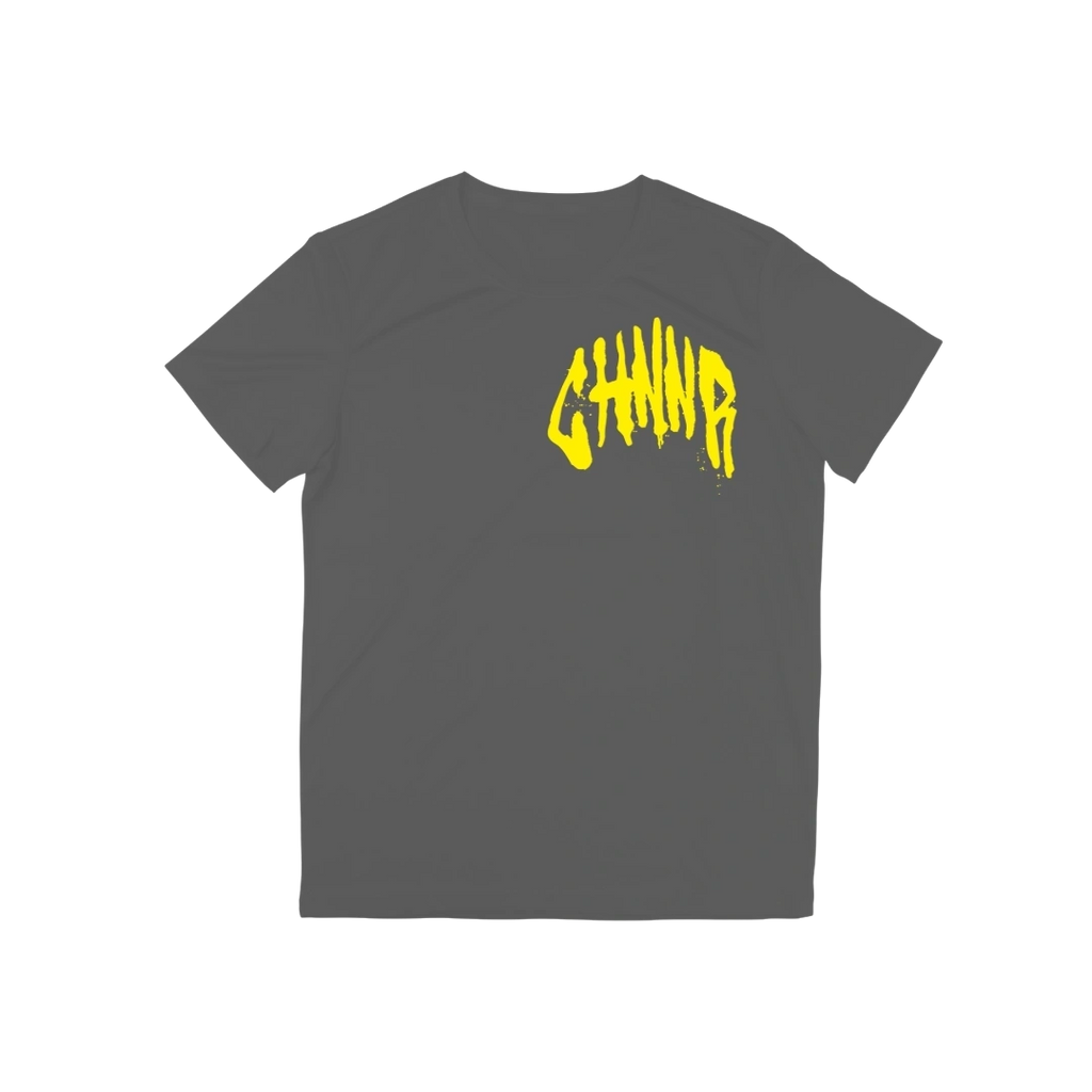 "THE CLASSIC TEE" - GREY/YELLOW