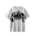 "THE OVERSIZED TEE" - WHITE/BLACK